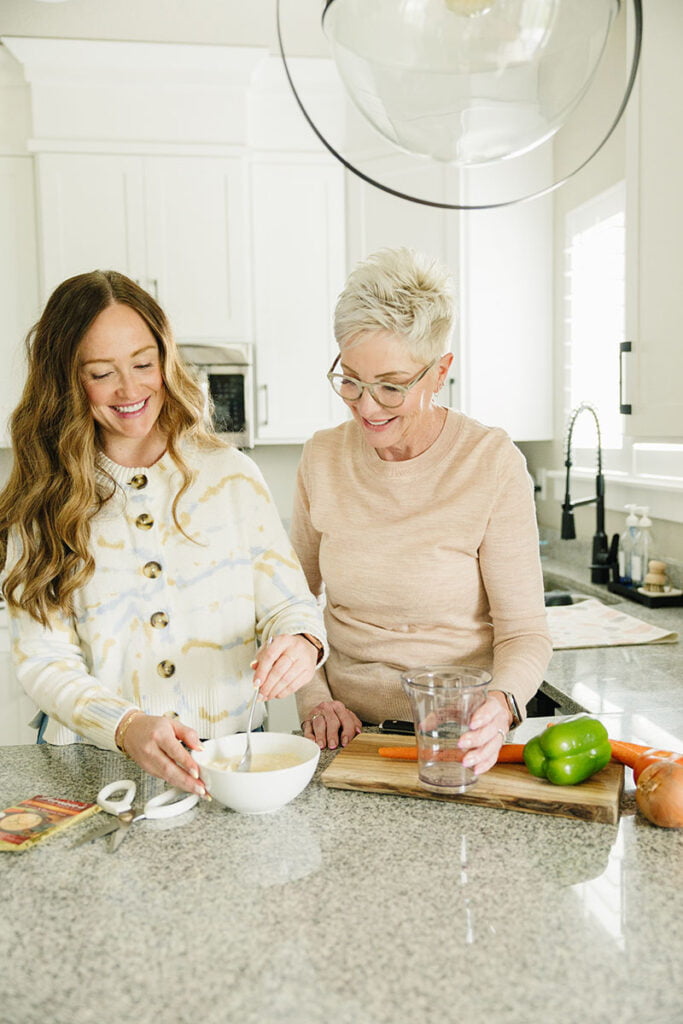 Making Creamy Chicken Soup, Gluten-Free and Dairy-Free