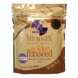 Premium Golden Flaxseed - 1.5LB Bag - ViviansLiveAgain.com