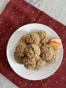 Gluten-Free, Whole Grain Apple Cinnamon Cookies